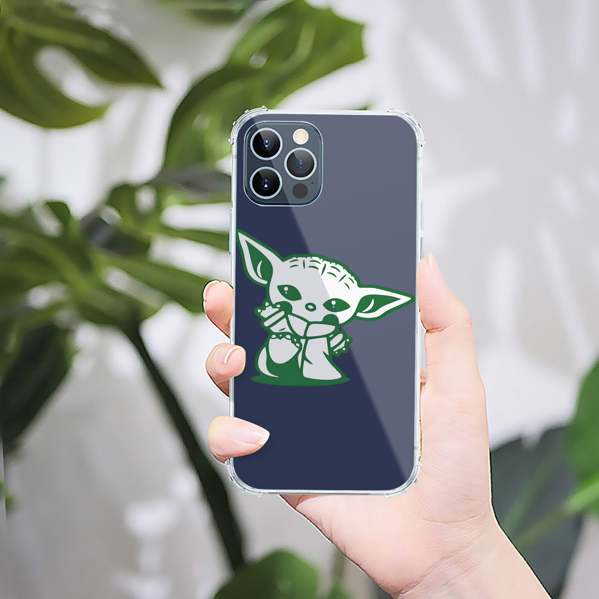 （画像用） スター・ウォーズ Star Wars 【iPhone 12シリーズ対応】透明スマホケース（クリアソフトケース）